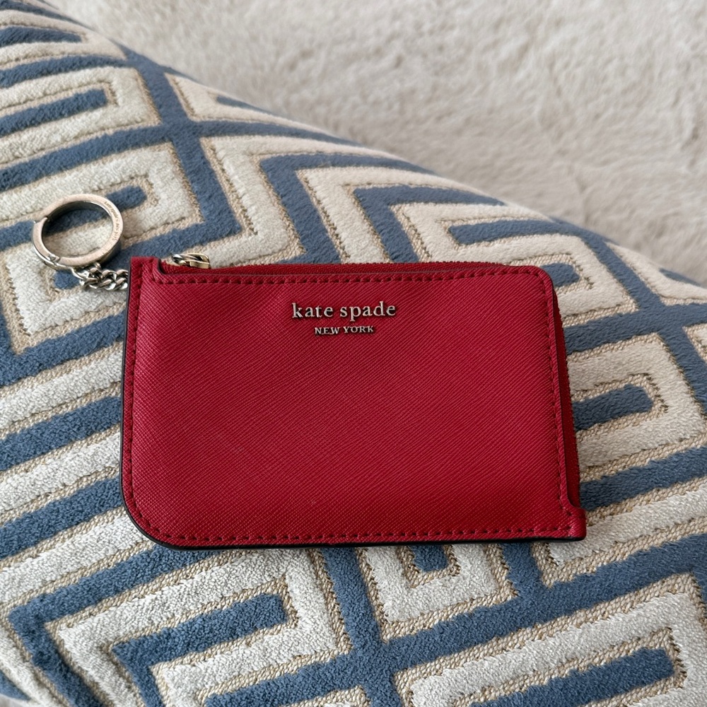 Kate Spade Cherry Red Zip Pouch
